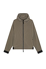 Moncler Kurz Jacket in Taupe, view 1, click to view large image.