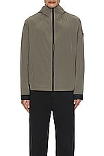 Moncler Kurz Jacket in Taupe, view 4, click to view large image.