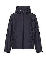 Moncler Etiache Jacket in Dark Navy Blue, view 1, click to view large image.