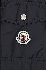 Moncler Etiache Jacket in Dark Navy Blue, view 4, click to view large image.