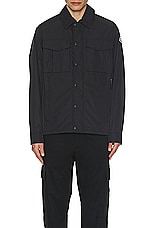 Moncler Frema Shirt Jacket in Black, view 5, click to view large image.