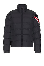 Moncler Solayan Jacket in Navy, view 1, click to view large image.