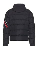 Moncler Solayan Jacket in Navy, view 4, click to view large image.
