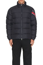 Moncler Solayan Jacket in Navy, view 6, click to view large image.