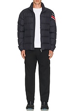 Moncler Solayan Jacket in Navy, view 7, click to view large image.
