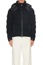 Moncler Lagdei Jacket in Navy Blue, view 6, click to view large image.