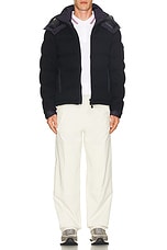 Moncler Lagdei Jacket in Navy Blue, view 7, click to view large image.