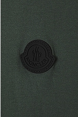 Moncler Short Sleeve Logo T-shirt in Kombu Green, view 3, click to view large image.