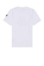 Moncler Graphic Tee in Brilliant White, view 2, click to view large image.