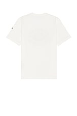 Moncler Graphic Tee in White, view 2, click to view large image.