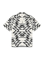 Moncler Short Sleeve Shirt in Black & White, view 1, click to view large image.