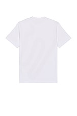 Moncler SS T-Shirt in White, view 2, click to view large image.