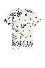 Moncler Ss T-shirt in Bandana Print, view 2, click to view large image.