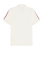 Moncler Polo in White, view 2, click to view large image.