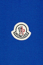 Moncler Polo in Bluette, view 3, click to view large image.