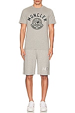 Moncler T-shirt in Grey, view 5, click to view large image.