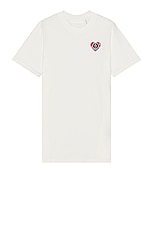 Moncler T-shirt in White, view 1, click to view large image.