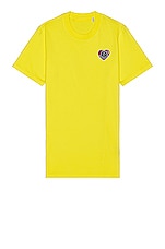 Moncler T-shirt in Yellow, view 1, click to view large image.