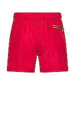 Moncler Swimwear in Red, view 2, click to view large image.