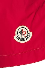 Moncler Swimwear in Red, view 4, click to view large image.