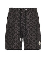 Moncler Swimshort in Black, view 1, click to view large image.