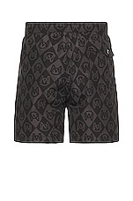 Moncler Swimshort in Black, view 2, click to view large image.