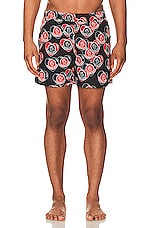 Moncler Swim Shorts in Multi, view 4, click to view large image.