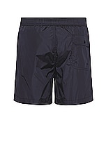 Moncler Swim Short in Blue, view 2, click to view large image.