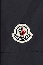 Moncler Swim Short in Blue, view 4, click to view large image.