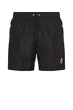 Moncler Swim Shorts in Black | FWRD