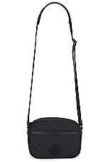 Moncler Tech Cross Body Bag in Black, view 1, click to view large image.