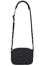 Moncler Tech Cross Body Bag in Black, view 2, click to view large image.