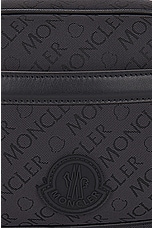 Moncler Tech Cross Body Bag in Black, view 6, click to view large image.
