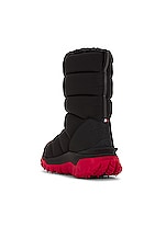 Moncler Apres Trail High Snow Boots in Black, view 3, click to view large image.