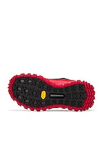 Moncler Trailgrip GTX Low Top Sneaker in Black & Red, view 6, click to view large image.