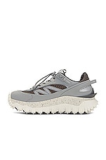 Moncler Trailgrip Low Top Sneakers in Silver Grey, view 5, click to view large image.