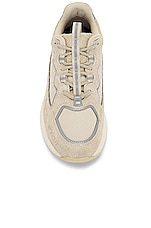 Moncler Lite Runner Sneaker in Beige, view 4, click to view large image.