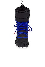 Moncler Trailgrip Apres High Snow Boots in Black, view 4, click to view large image.