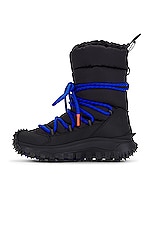 Moncler Trailgrip Apres High Snow Boots in Black, view 5, click to view large image.