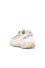 Moncler Trailgrip Low Top Sneaker in Beige, view 3, click to view large image.