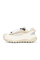 Moncler Trailgrip Low Top Sneaker in Beige, view 5, click to view large image.