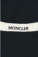 Moncler Striped Dress in Black, view 5, click to view large image.