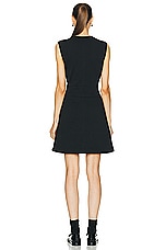 Moncler Sleeveless Dress in Black, view 3, click to view large image.