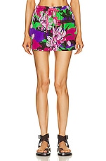 Moncler Floral Short in Pink, view 1, click to view large image.