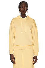 Moncler Hooded Sweatshirt in Yellow, view 1, click to view large image.
