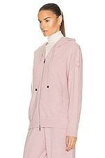 Moncler Cashmere Knit Cardigan in Pink, view 4, click to view large image.