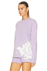 Moncler Sweatshirt in Purple, view 3, click to view large image.