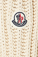 Moncler Crew Neck Sweater in Linen, view 6, click to view large image.