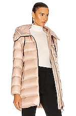 Moncler Suyen Jacket in Blush, view 3, click to view large image.