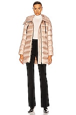 Moncler Suyen Jacket in Blush, view 6, click to view large image.